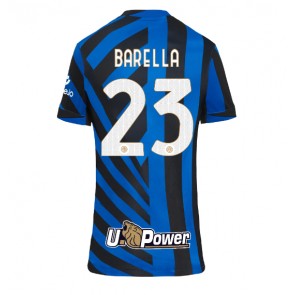 Billiga Inter Milan Nicolo Barella #23 Hemmatröja Dam 2024-25 Kortärmad